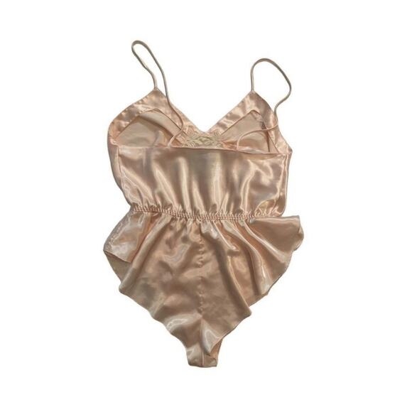 [[Vintage]] Victoria's Secret Coquette Lingerie Teddy BodysuitGold Label Medium - Picture 2 of 9